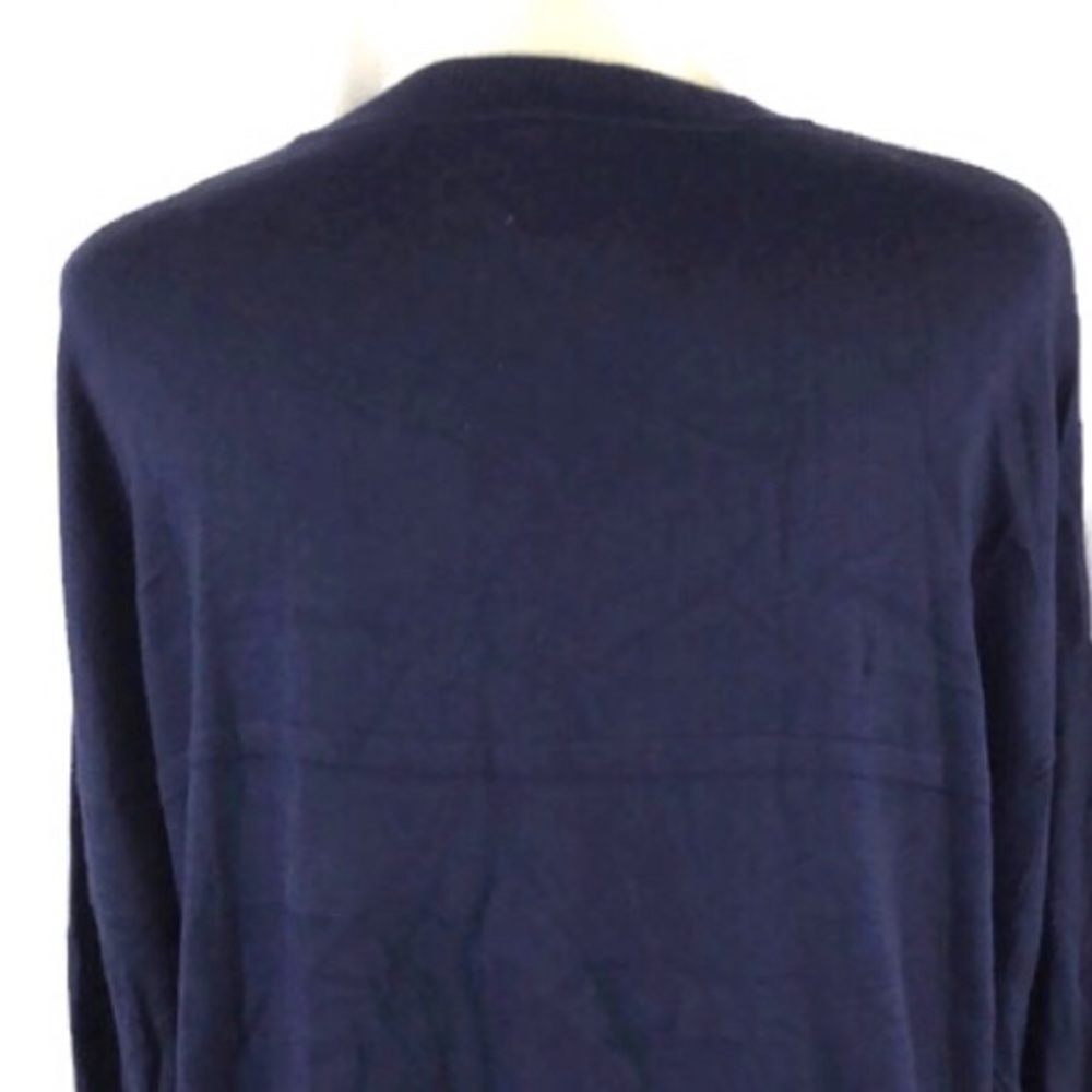 Love Scarlett Navy Asymmetrical Sweater - Picture 6 of 8